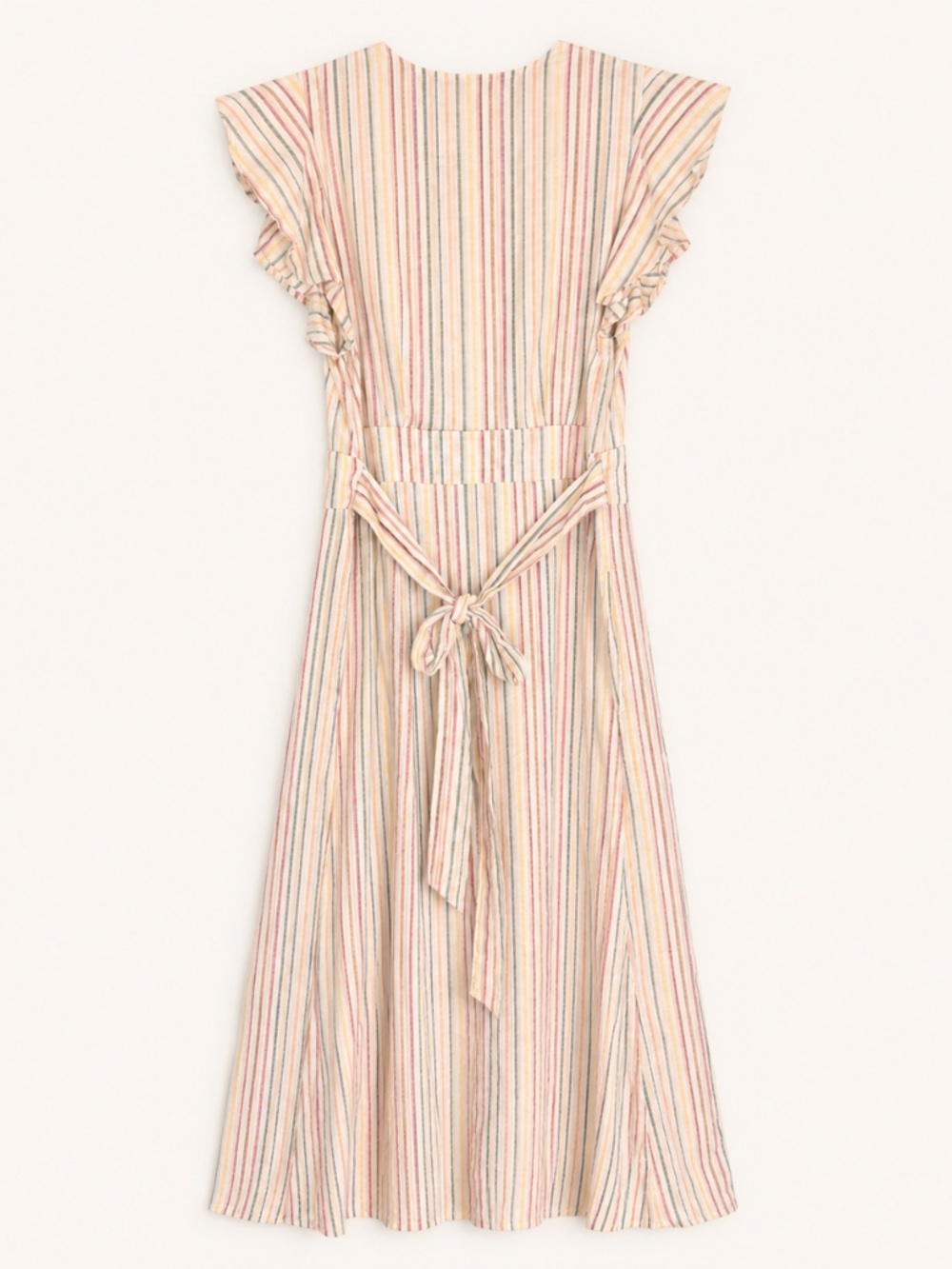 Marine Layer Camila Stripe Hemp Midi Dress | S | NWOT View 3